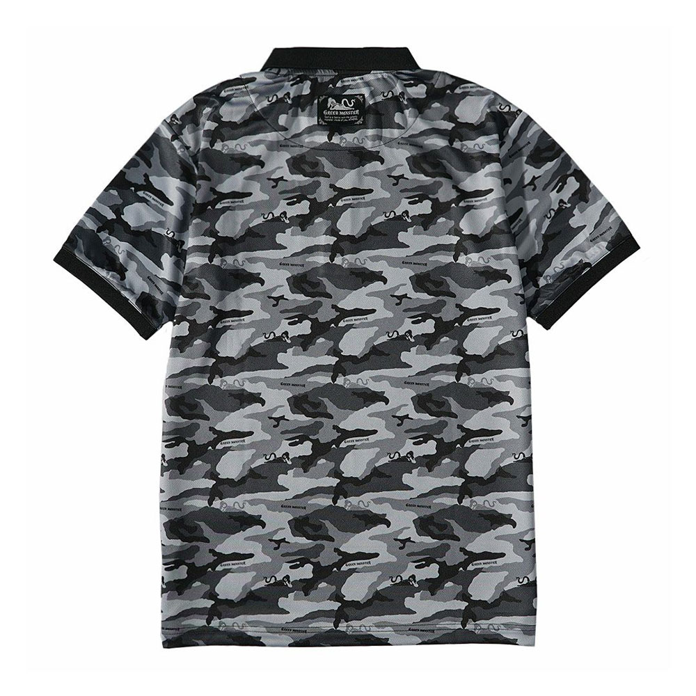 ATHERA Camouflage メッシュポロシャツ