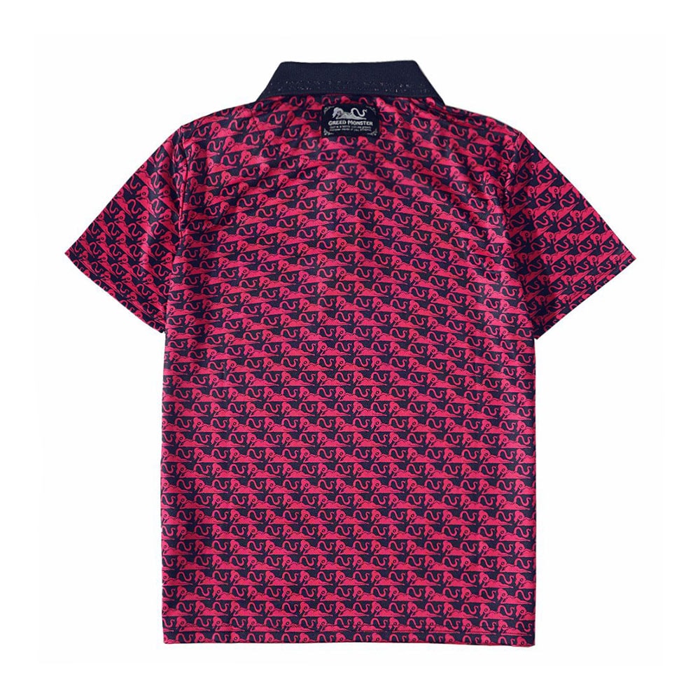 ATHERA pattern ポロシャツ