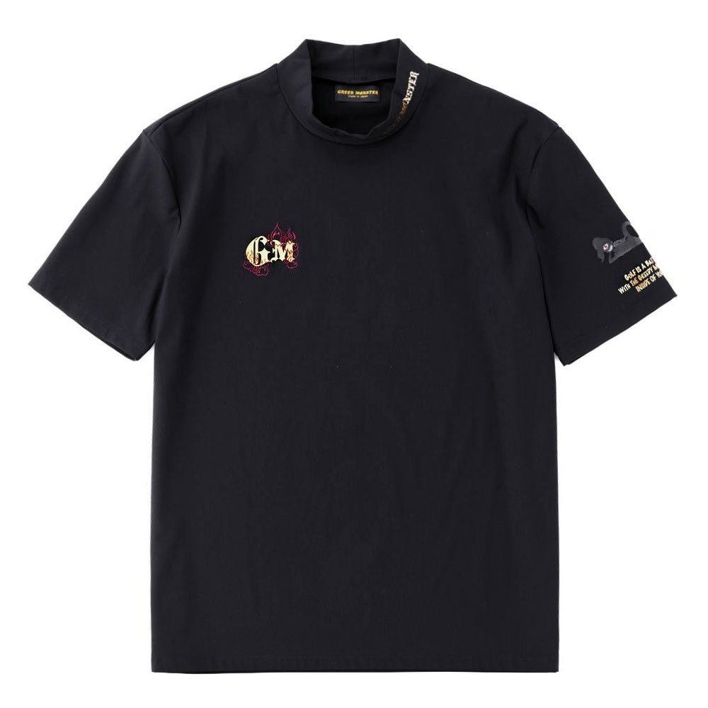 BIG ATHERA EYE カラフルモックネックＴシャツ
