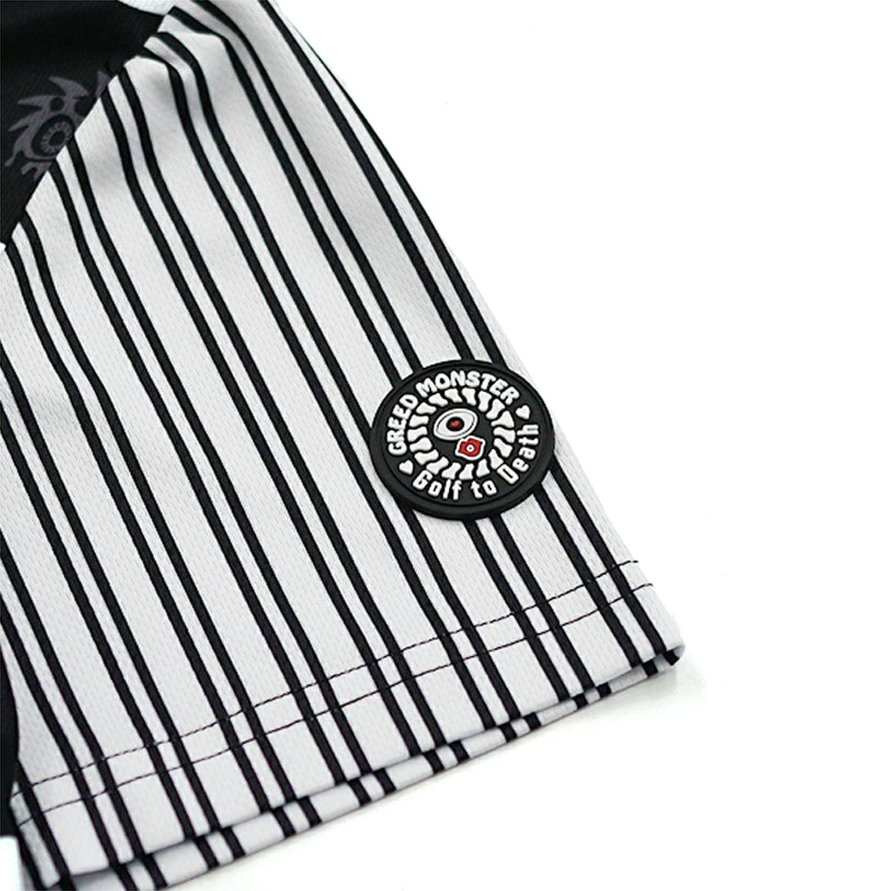 Stripe Dot GIRARI 切替ポロシャツ