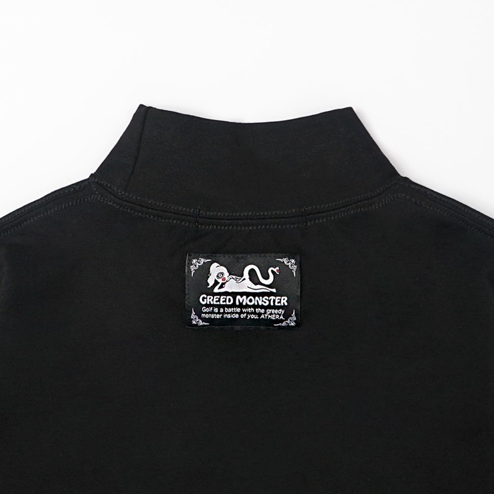 GRADATION PRINT モックネック長袖カットソー