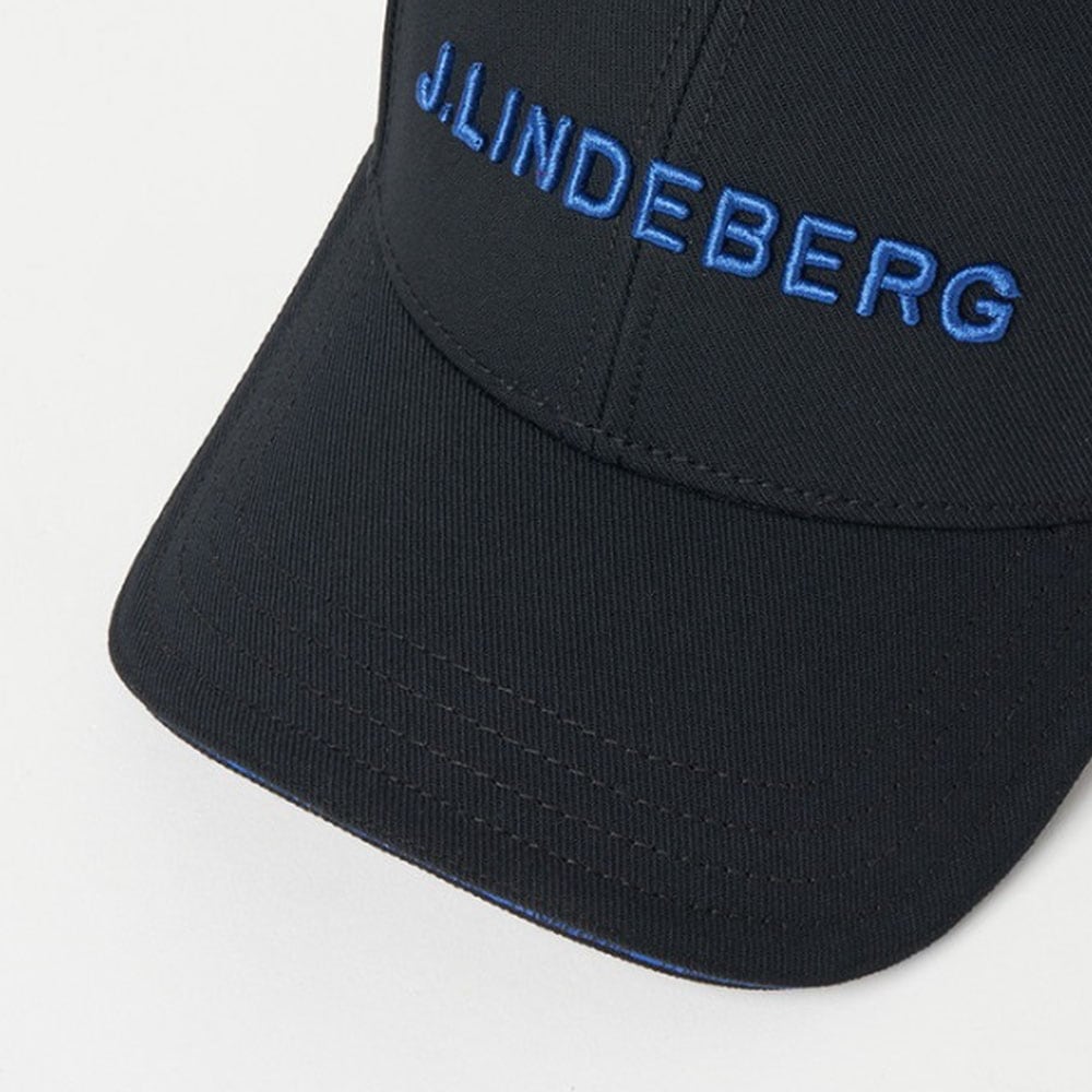 ロゴツイルキャップ　BLACK【J.LINDEBERG】