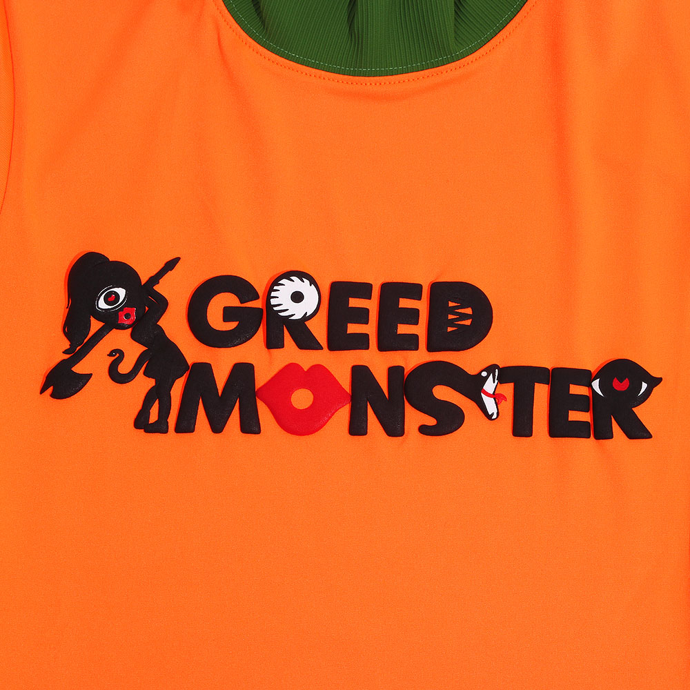 Multi Pattern モックネックTシャツ