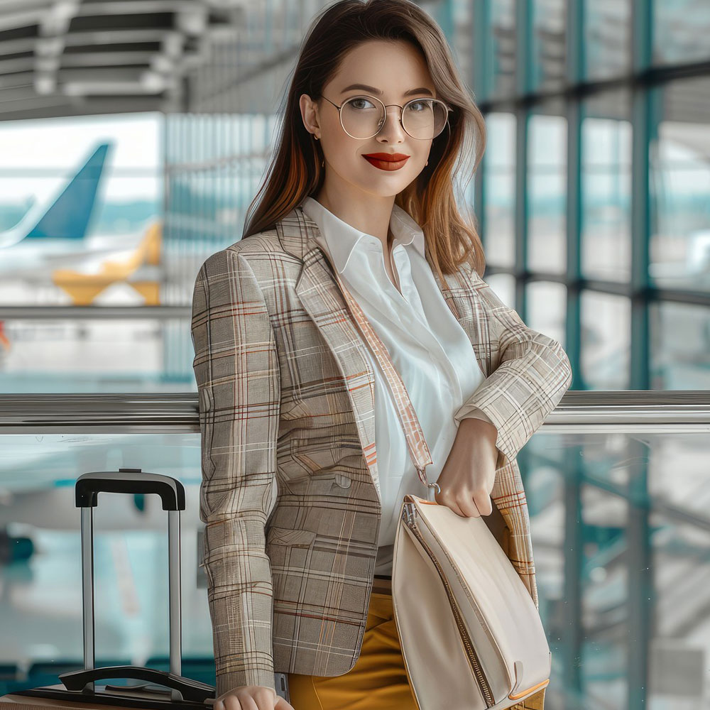 スーツの女性